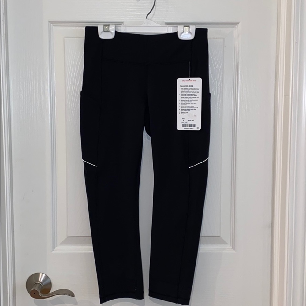 Lululemon Sz 4 NWT speed up leggings